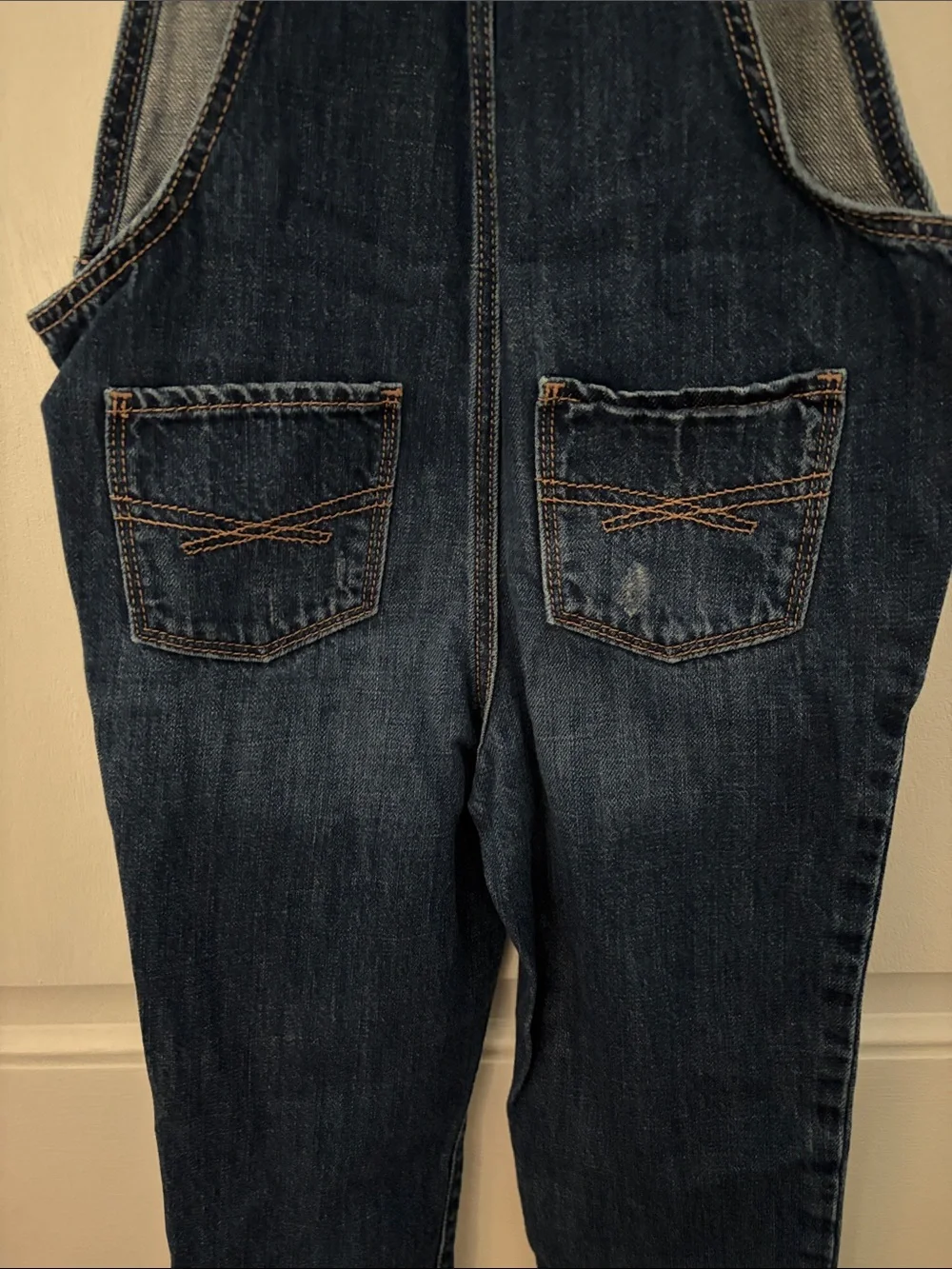 Baby GAP 5T Dark Blue Denim Kids Overalls
